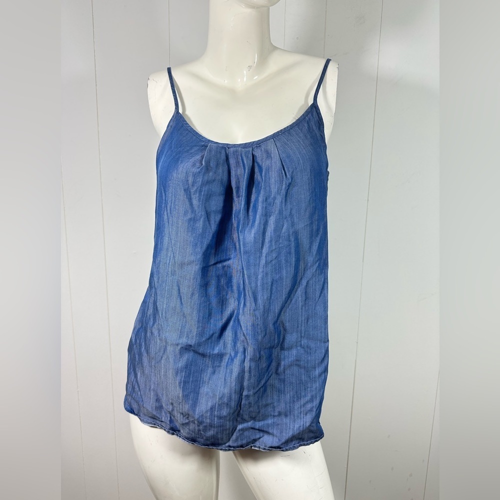 Ann Taylor LOFT Sz M Lyocell Women's Shirt Tank Top Camisole Flowy Relaxed